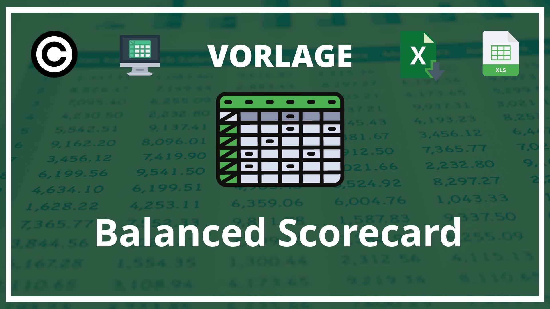Balanced Scorecard Vorlage Excel