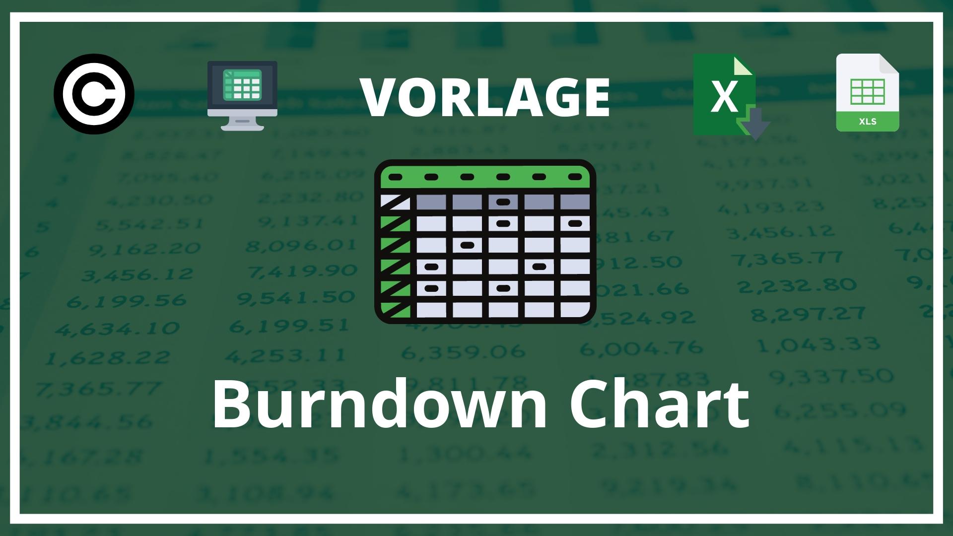 Burndown Chart Excel Vorlage