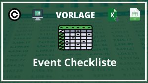 Event Checkliste Excel Vorlage