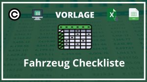 Fahrzeug Checkliste Vorlage Excel