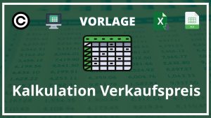 Kalkulation Verkaufspreis Excel Vorlage