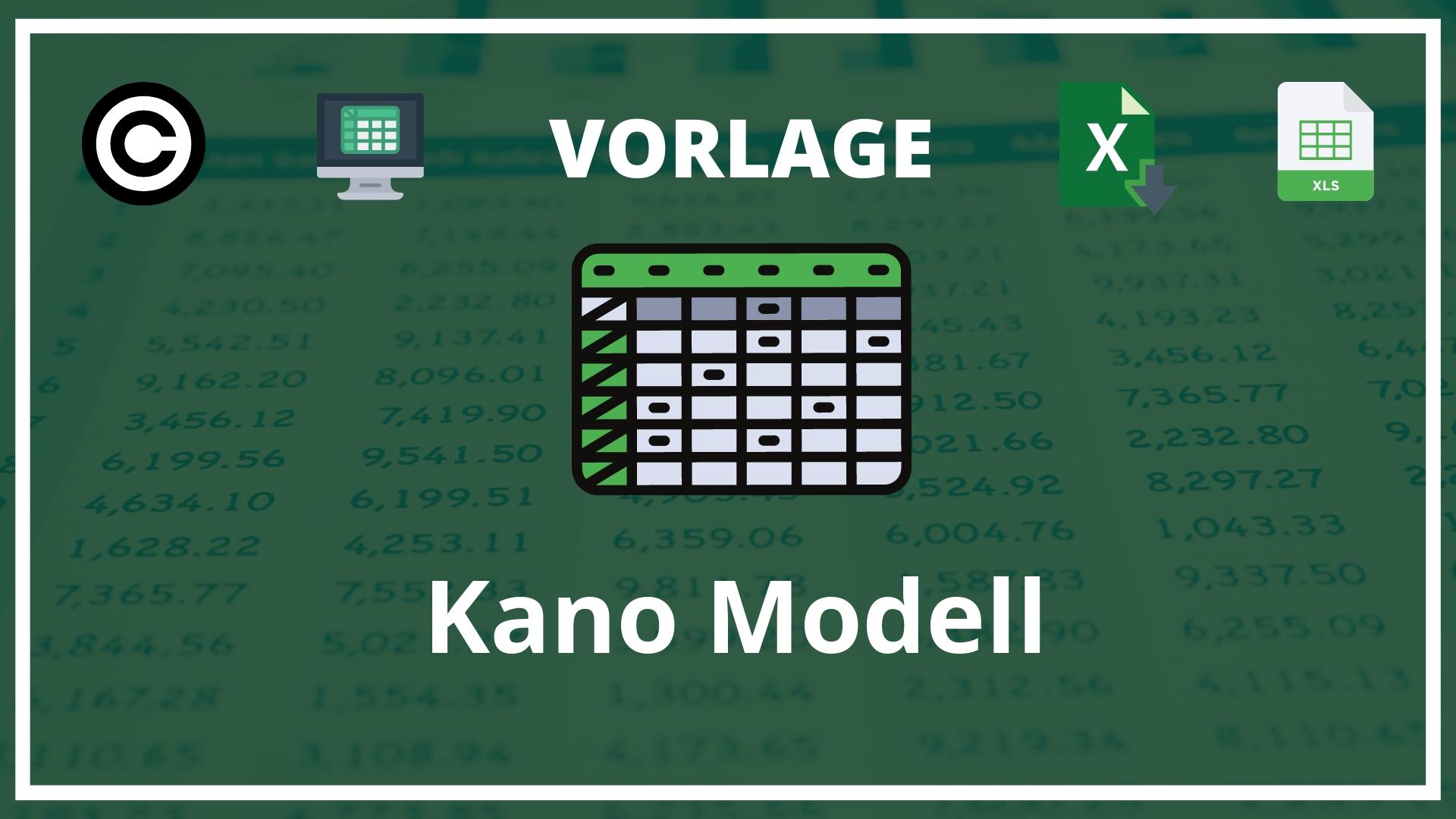 Kano Modell Excel Vorlage