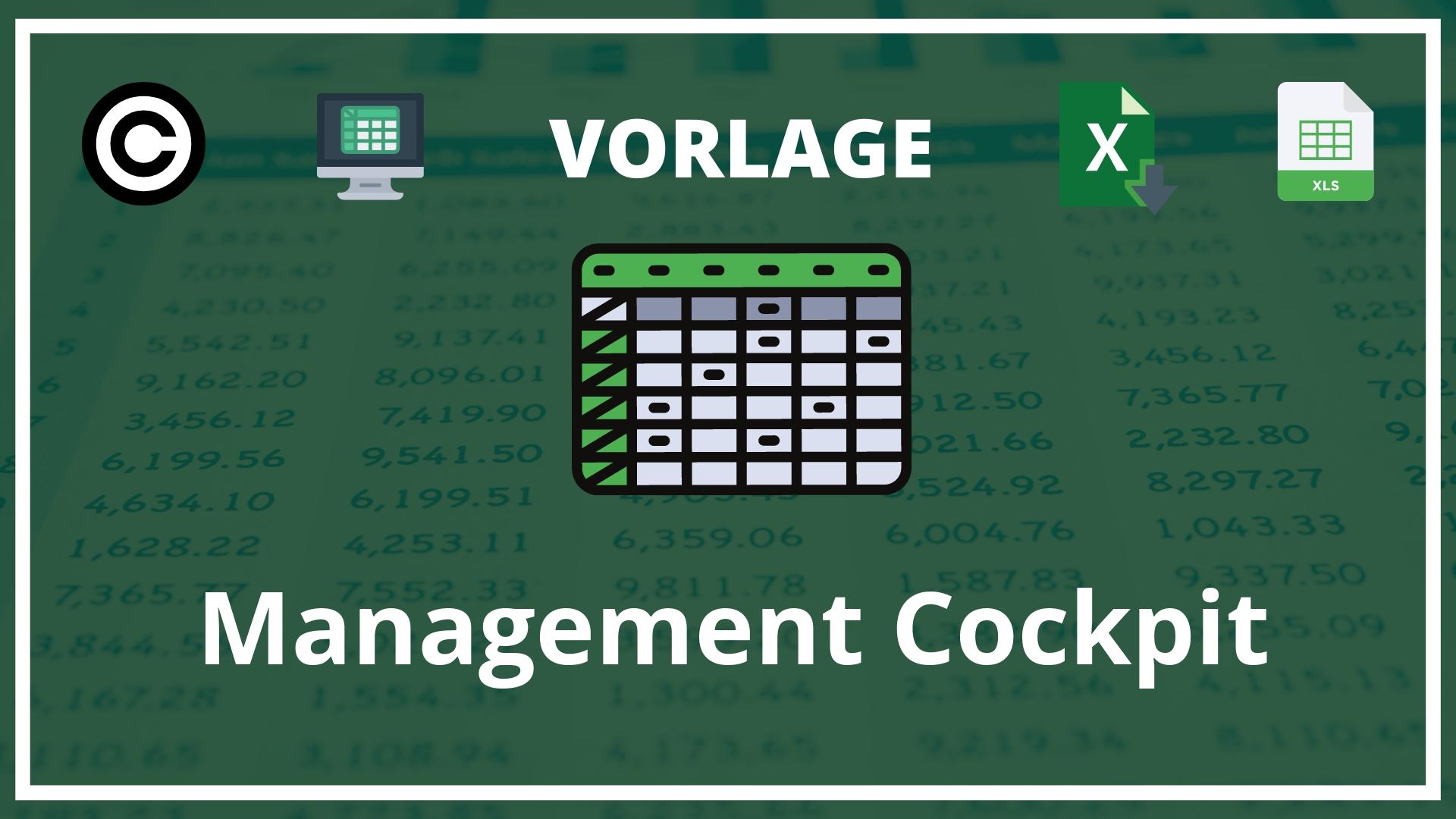 Management Cockpit Excel Vorlage