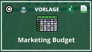 Marketing Budget Vorlage Excel