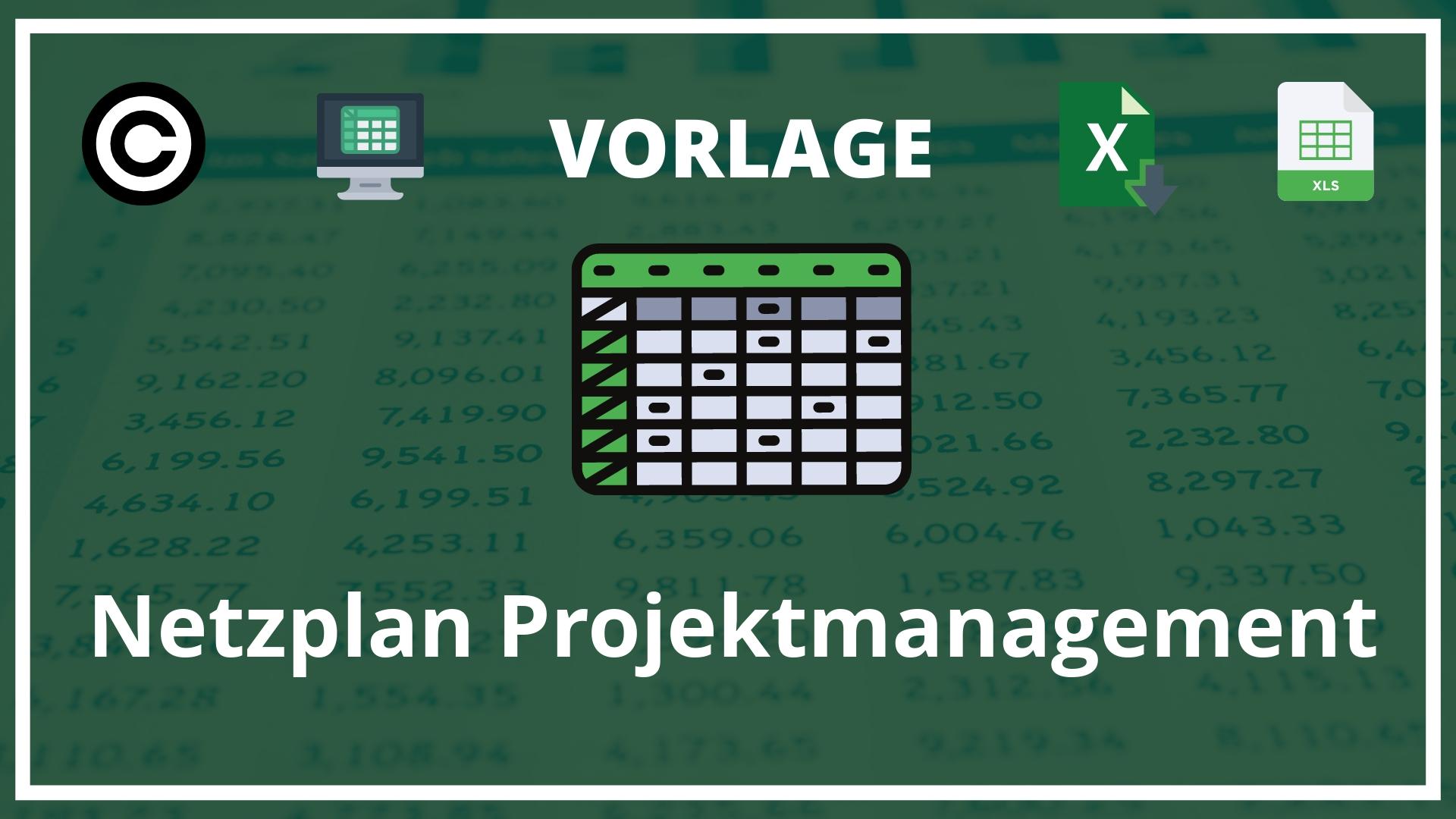 Netzplan Projektmanagement Vorlage Excel