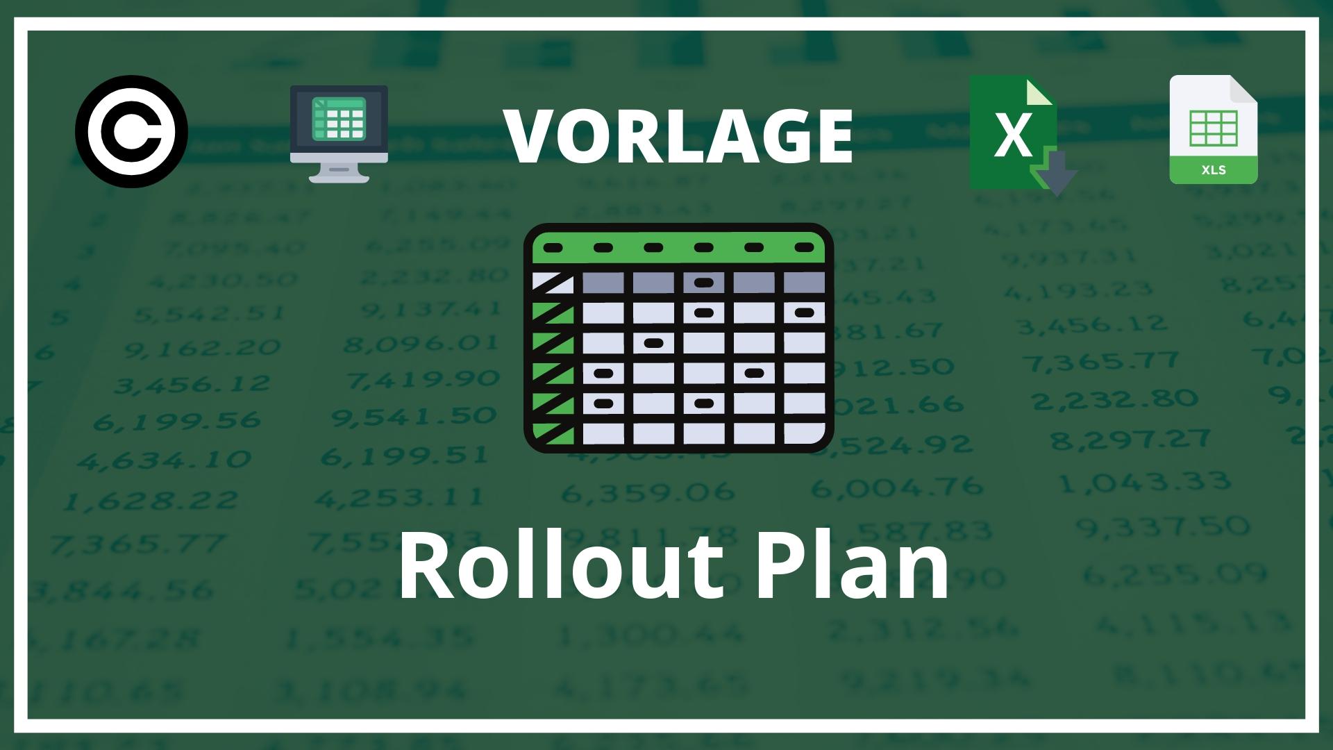 Rollout Plan Excel Vorlage