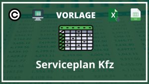 Serviceplan Kfz Excel Vorlage