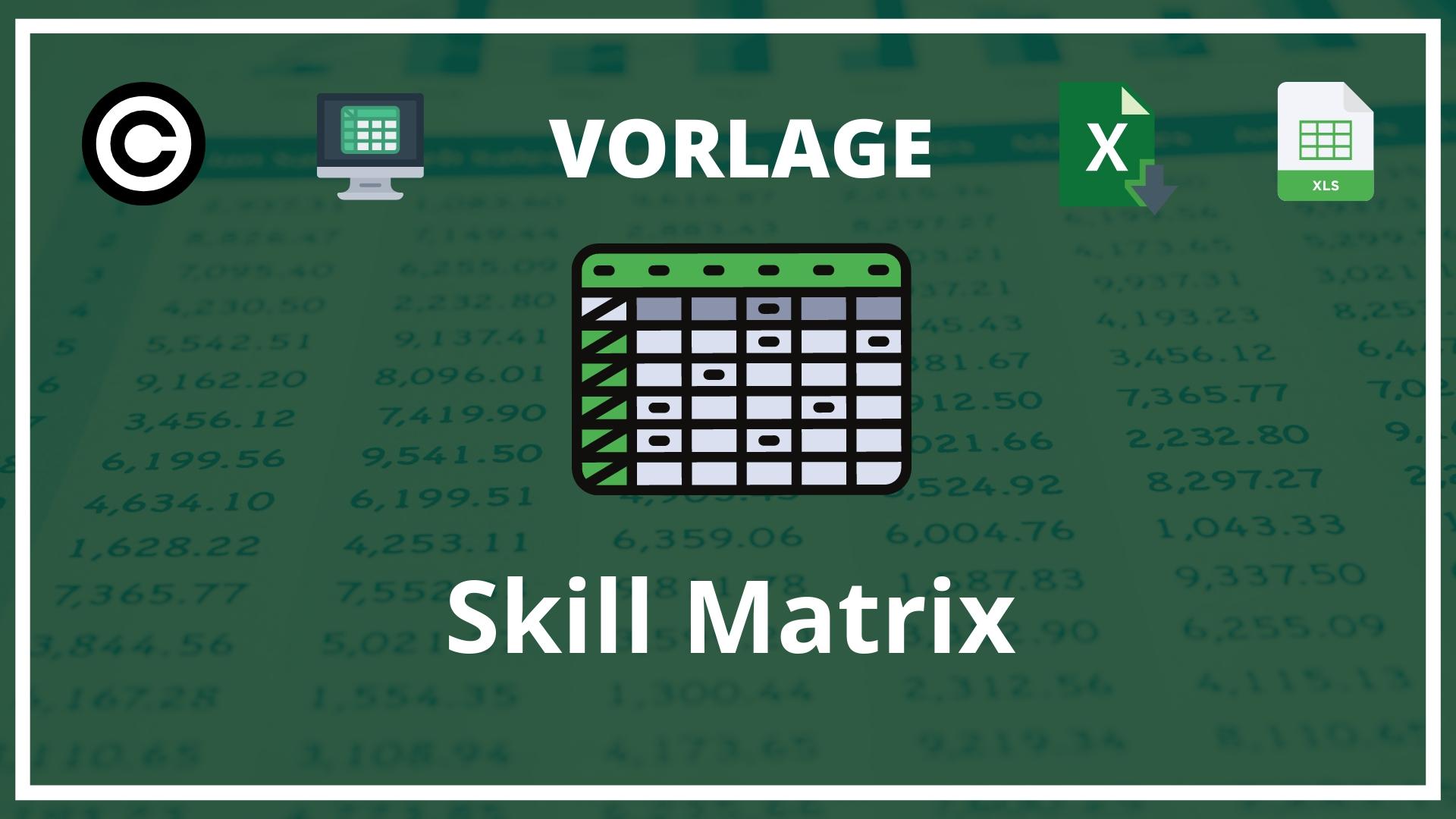 Skill Matrix Vorlage Excel