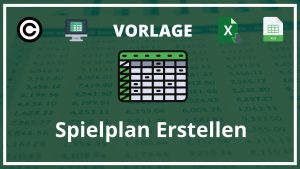 Spielplan Erstellen Excel Vorlage