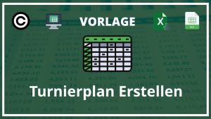 Turnierplan Erstellen Excel Vorlage