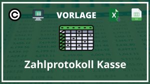 Zählprotokoll Kasse Vorlage Excel